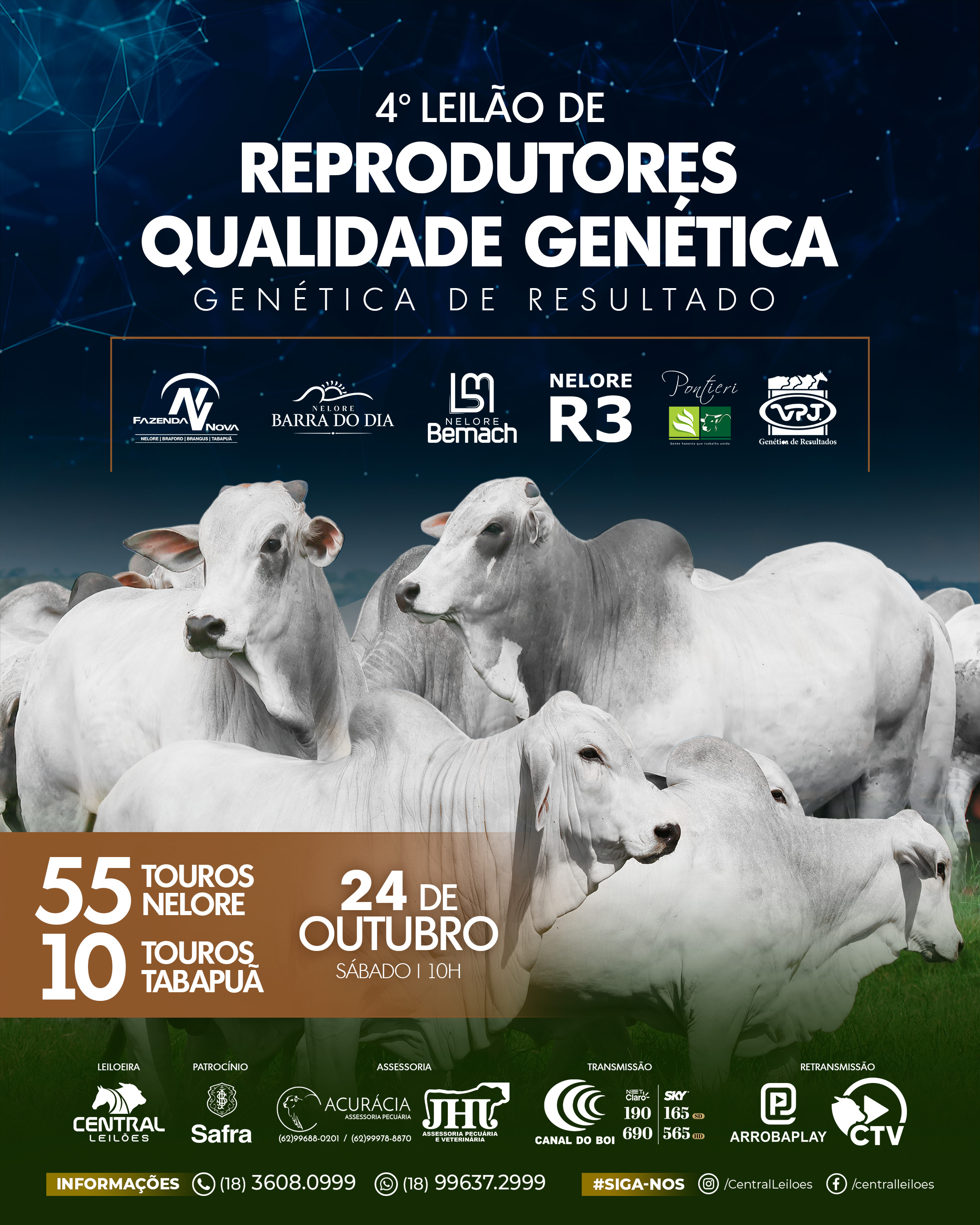 4º LEILÃO DE REPRODUTORES QUALIDADE GENÉTICA